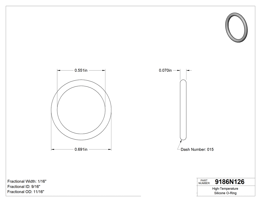 Technical drawing - 9186N126